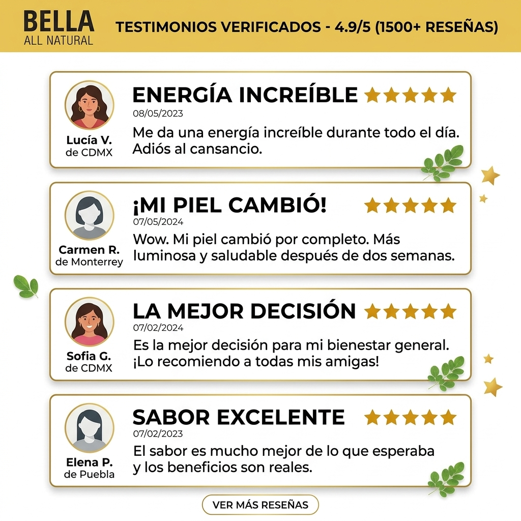 Moringa; ayuda con ayuno